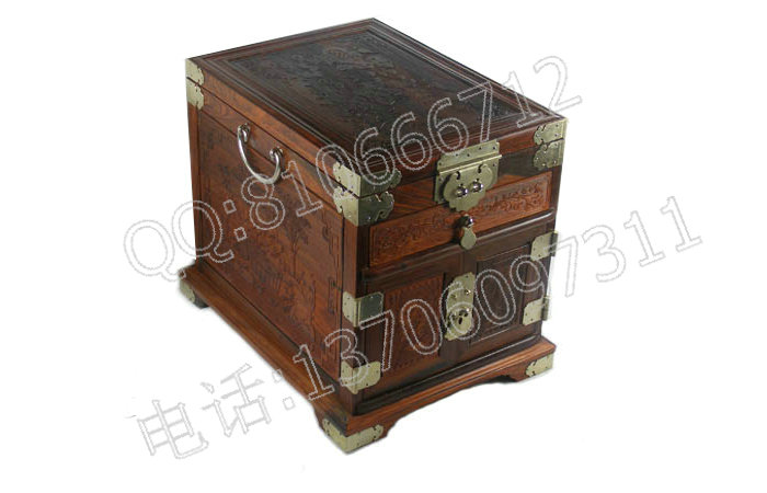 三童獻(xiàn)壽梳妝盒、收納盒
